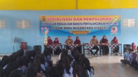 Acara berlangsung di lantai 2 Gedung SMK Bina Nusantara. Kp. Samoga Desa Gardusayang Kecamatan Cisalak Kabupaten Subang.