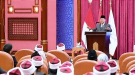 Presiden menekankan pentingnya tekad, ketekunan, dan kerja keras dalam menuntut ilmu demi kemajuan bangsa.