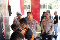 Lima dari sembilan pelaku yang berhasil diamankan Polresta Bandung.