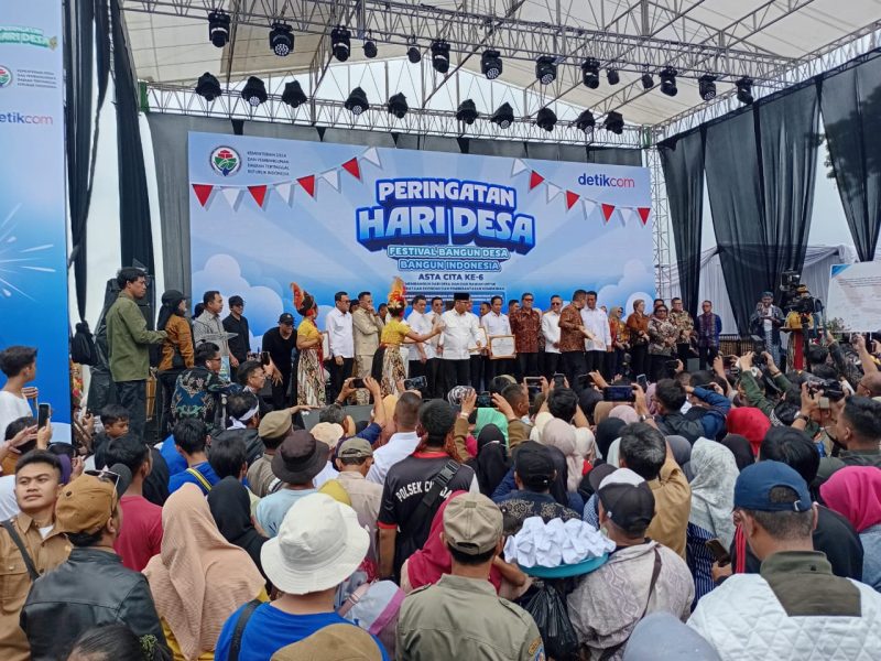 Hari Desa Nasional, Deklarasi Subang Wujudkan Asta Cita Keenam. Foto.Dok.Hallo.Id