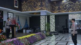 Upacara serah terima jabatan (Sertijab) pergantian sejumlah pejabat di lingkungan Polda Jabar dipimipin Kapolda Jabar Irjen Pol Dr. Akhmad Wiyagus yang berlangsung di Mapolda Jabar.