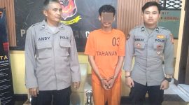 Polsek Malambong Amankan Pelaku Pencurian Kendaraan Bermotor dari Amukan Warga