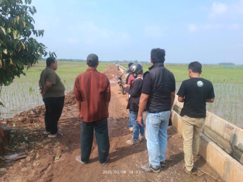 Anggota DPRD Fraksi PKB Kecewa  Pengerjaan Irigasi BBWS Atas PT Minatra yang Dikerjakan Asal-asalan