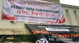 Polemik kepemimpinan Kepala Desa Tanjungsiang yang selama 2 tahun terpendam dan hanya jadi perbincangan di masyarakat kini mulai mencuat ke permukaan. 
