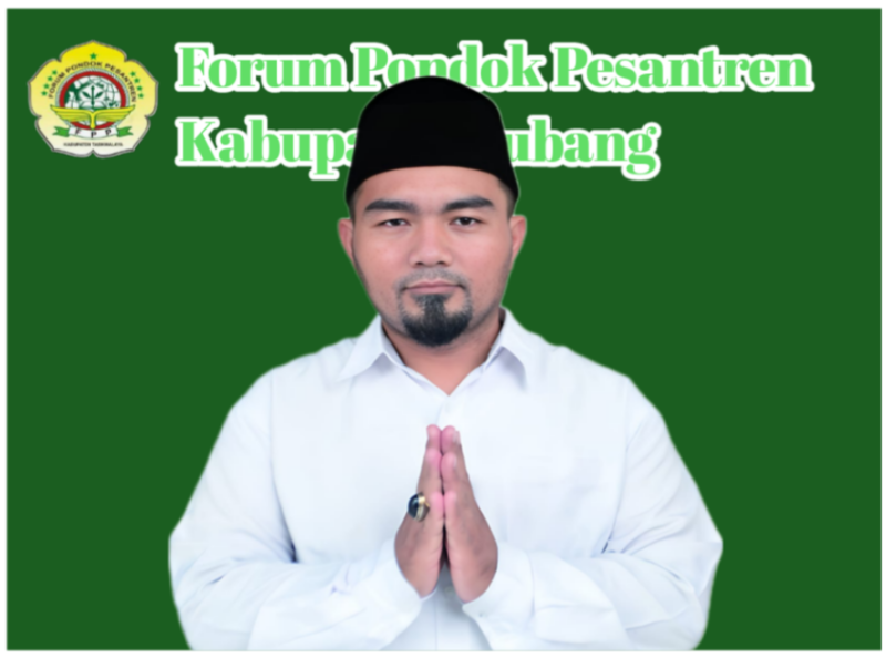 Ketua Forum Pondok Pesantren (FPP). Ust. Ahmad Sobari Al Fauzi, S.Pd.I,MM.Pd,. menyampaikan selamat atas dilantiknya bapak Bupati dan wakil Bupati Subang