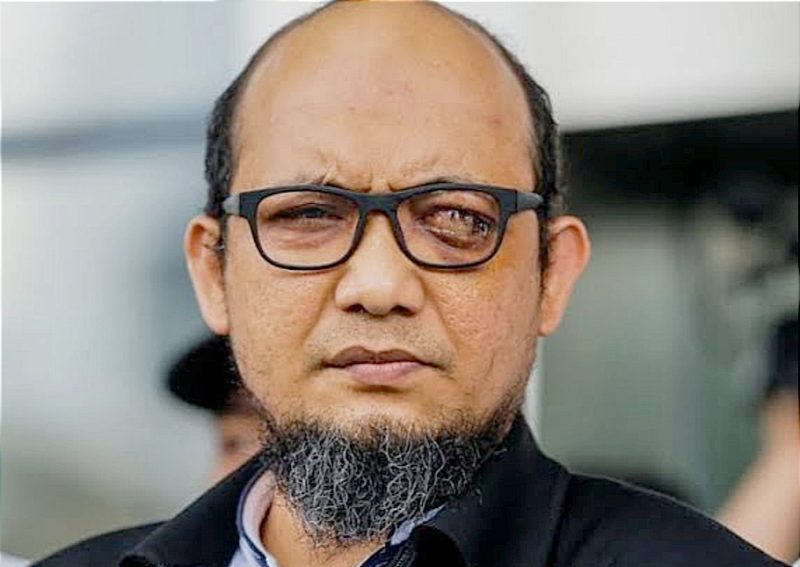 Novel menyesalkan sikap Febri seperti mengabaikan jejak Hasto dan PDIP dalam pelemahan KPK pada 2019. Foto. Dok. Hallo.Id