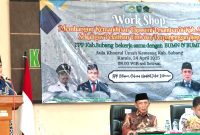 Foto. Ketua FPP Kabupaten Subang, H. Obar Sobari saat menyampaikan sambutan.(Dok.Deltanusantara)