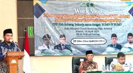 Foto. Ketua FPP Kabupaten Subang, H. Obar Sobari saat menyampaikan sambutan.(Dok.Deltanusantara)