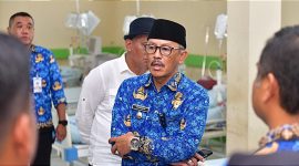 Wakil Bupati Indramayu Syaefudin kunjungan kerja secara mendadak ke RSUD M.A. Sentot Patrol.