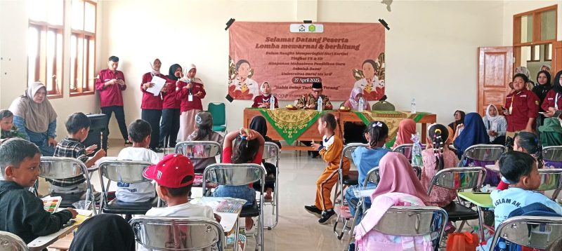 Kembangkan Kreativitas Anak, Himpunan Mahasiswa Pendidikan Guru Gelar Lomba Mewarnai dan Berhitung Tingkat TK-SD