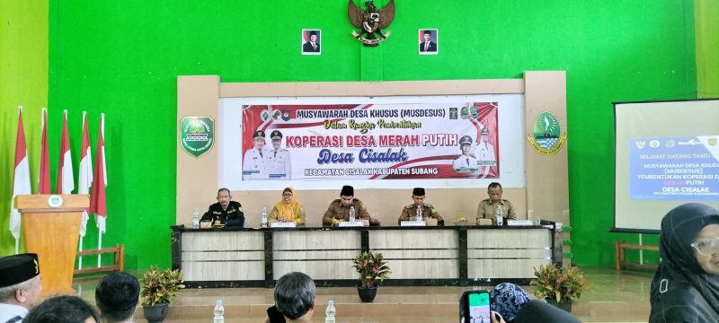 Usai Terpilihnya Ketua Koperasi Merah Putih, Kepala Desa Cisalak Berharap Kesejahteraan Ekonomi Masyarakat Meningkat