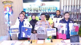 Polda Jabar Berhasil Menangkap Para Pelaku Jaringan Perjudian Online Lintas Daerah