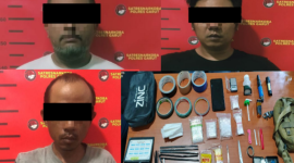 Tiga orang pelaku berhasil diamankan dalam operasi yang dilakukan di dua lokasi berbeda.
