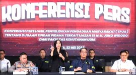 Konferensi Pers Bareskrim Polri Hasilnya: identik. Dari jenis kertas hingga format tanda tangan, semuanya berasal dari sistem akademik yang sah.
