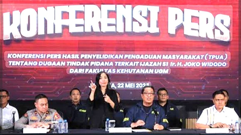 Konferensi Pers Bareskrim Polri Hasilnya: identik. Dari jenis kertas hingga format tanda tangan, semuanya berasal dari sistem akademik yang sah.
