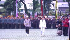 Gubernur Jawa Barat, Dedi Mulyadi, bertindak sebagai inspektur upacara, Selasa (1/7/2025)