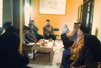 Kasi Pd Pontren Bersama FPP ( Forum Pondok Pesantren ) Kabupaten Subang melakukan sosialisasi di Kantor KUA Cisalak.