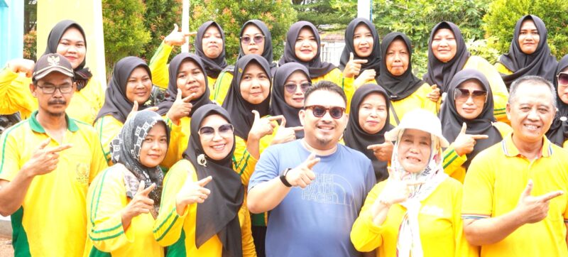 Bupati Subang, Reynaldy Putra Andita didampingi Sekda dan jajarannya melakukan kunjungan ke Kecamatan Compreng dalam rangka kegiatan Saba Desa.