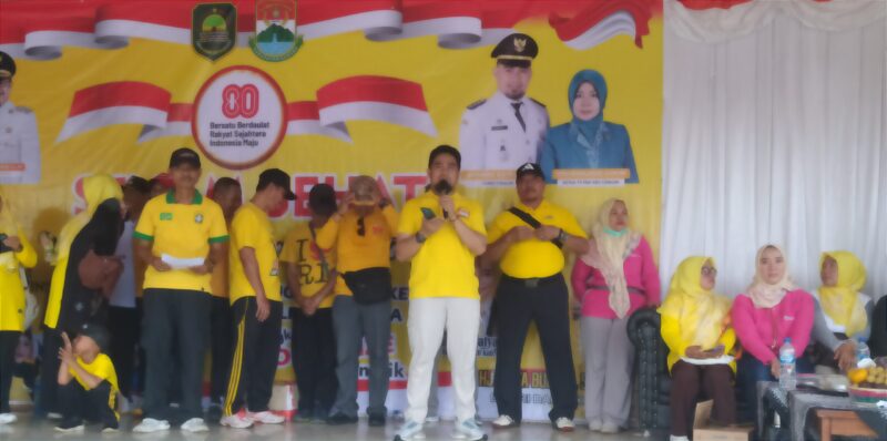 Gebyar Senam Menyambut HUT RI ke-80: Pemcam Cisalak Ajak Warga Sehat dan Kuat