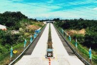 Jalan Tol Japek II Selatan masih dalam tahap pembangunan dan dikebut pengerjaannya. Minggu (24/8/2025). Foto . Dok Jasa Marga.