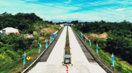 Jalan Tol Japek II Selatan masih dalam tahap pembangunan dan dikebut pengerjaannya. Minggu (24/8/2025). Foto . Dok Jasa Marga.