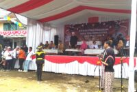 Karnaval dalam rangka memperingati Hari Ulang Tahun (HUT) Kemerdekaan Republik Indonesia ke-80 di Desa Tanjungsiang dimeriahkan oleh pelaku Usaha Mikro, Kecil, dan Menengah (UMKM) dan para pengrajin lokal. 