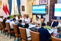 Presiden Prabowo Subianto yang memimpin rapat terbatas dan memberikan arahan khusus untuk mempercepat program pengelolaan energi berbasis sampah.