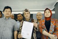 Foto. Dokumen kesepakatan dengan Pemprov Jabar pencabutan gugatan di PTUN