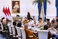 Presiden Prabowo Subianto menerima tokoh Gerakan Nurani Bangsa di Istana Merdeka, Jakarta