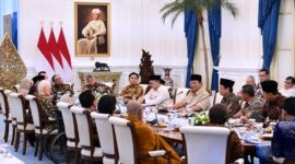 Presiden Prabowo Subianto menerima tokoh Gerakan Nurani Bangsa di Istana Merdeka, Jakarta