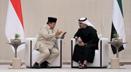 Presiden RI Prabowo Subianto melakukan kunjungan singkat ke Abu Dhabi, Persatuan Emirat Arab (PEA).