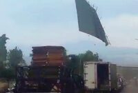 Angin puting beliung menerjang Kecamatan Soreang, Kabupaten Bandung, pada Jumat (19/9/2025). siang, sekitar pukul 12.53 WIB.