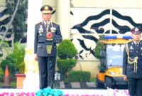 Upacara ini dipimpin langsung oleh Kapolda Jabar, Irjen Pol. Rudi Setiawan