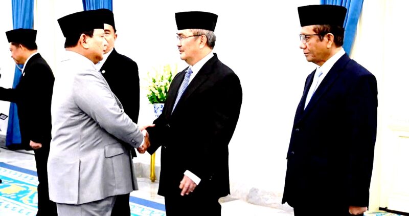 Presiden Prabowo Subianto melantik keanggotaan Komisi Percepatan Reformasi Kepolisian Negara Republik Indonesia (Polri).