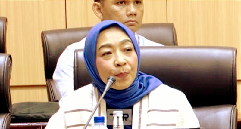 President General Secretary Danone Indonesia (Aqua) Vera Galuh Sugijanto. Foto: Tangkap Layar/YouTube IV Parlemen