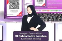 Nabila Safira Azzahra, seorang putri Subang, siap mengikuti audisi Duta Pendidikan Jawa Barat tahap 2.