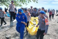 Jenazah ditemukan sekitar pukul 07.00 WIB di Pantai Karapyak, perbatasan Cilacap‑Pangandaran, berjarak sekitar 17 mil laut dari bibir Pantai Batukaras.