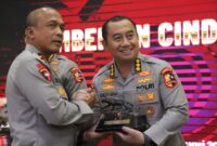 Polda Jawa Barat mengadakan acara pisah sambut pejabat utama dan Kapolres jajaran di Aula Direktorat Lalu Lintas (Ditlantas) Mapolda Jawa Barat.