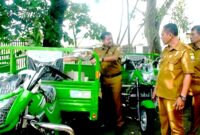 38 Desa di Kabupaten Sumedang Dapatkan 1 Unit Motor Sampah Baru. Foto. Dok. Sumedang.go.id