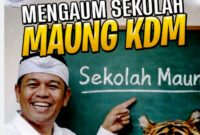 Pemerintah Provinsi Jawa Barat terus mematangkan rancangan teknis pembangunan Sekolah Maung (Manusia Unggul). Foto. Dok.Instagram KDM 