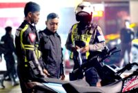 Polresta Bandung Gelar Patroli Malam Minggu, Amankan 22 Motor dan 1 Pengendara.