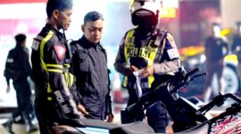 Polresta Bandung Gelar Patroli Malam Minggu, Amankan 22 Motor dan 1 Pengendara.