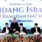 Kementerian Agama Republik Indonesia telah menetapkan bahwa 1 Ramadan 1447 Hijriah jatuh pada hari Kamis, 19 Februari 2026.