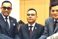 Ahmad Sahroni kembali menempati posisinya sebagai Wakil Ketua Komisi III DPR setelah sebelumnya dirotasi ke Komisi I DPR pada Agustus lalu.