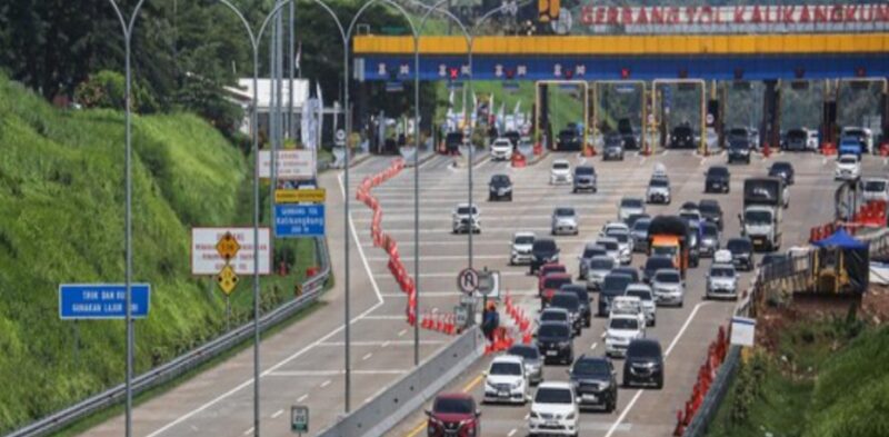One Way Arus Balik Tol Trans Jawa Mulai Diberlakukan, dari KM 263 Brebes Barat hingga KM 70 Cikatama. 