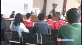 Proses persidangan di Pengadilan Negeri Bale Bandung. 