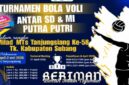 Sambut Milad ke-58, MTs Tanjungsiang Adakan Kompetisi Voli Tingkat SD/MI Se-kabupaten Subang. 