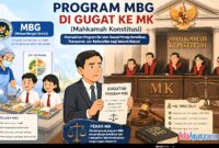 Program Makan Bergizi Gratis (MBG) menjadi sorotan publik setelah diajukan uji materi ke Mahkamah Konstitusi (MK). Foto Ilustrasi. 