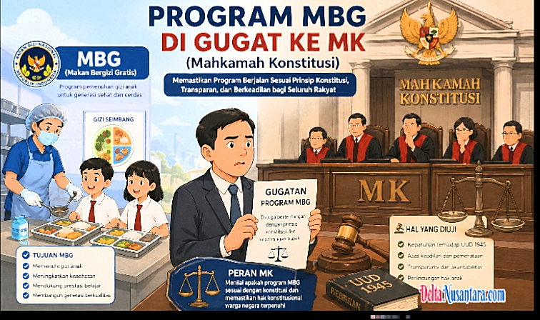 Program Makan Bergizi Gratis (MBG) menjadi sorotan publik setelah diajukan uji materi ke Mahkamah Konstitusi (MK). Foto Ilustrasi. 