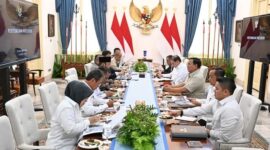 Presiden Prabowo Subianto pimpin ratas di Istana Merdeka, Jakarta. 
